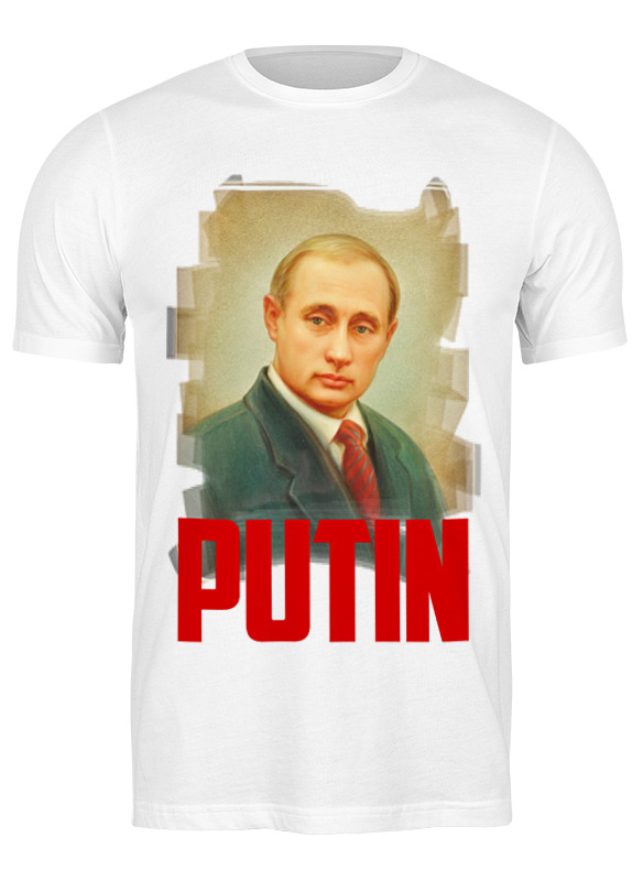 

Футболка мужская Printio Putin белая M, Белый, Putin