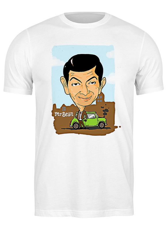 

Футболка мужская Printio Mr.bean белая S, Белый, Mr.bean