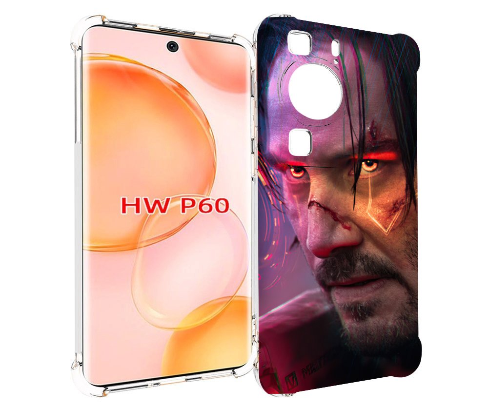 

Чехол MyPads cyberpunk 2077 Джонни Сильверхенд для Huawei P60, Tocco