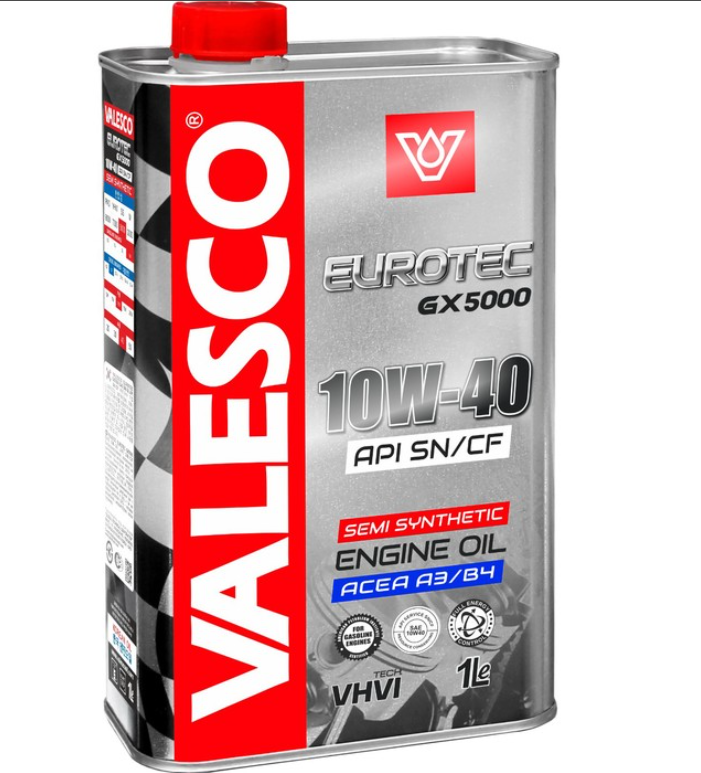 Моторное масло VALESCO синтетическое 307163H EUROTEC GX 7000 5W40 API SN/CF 1л