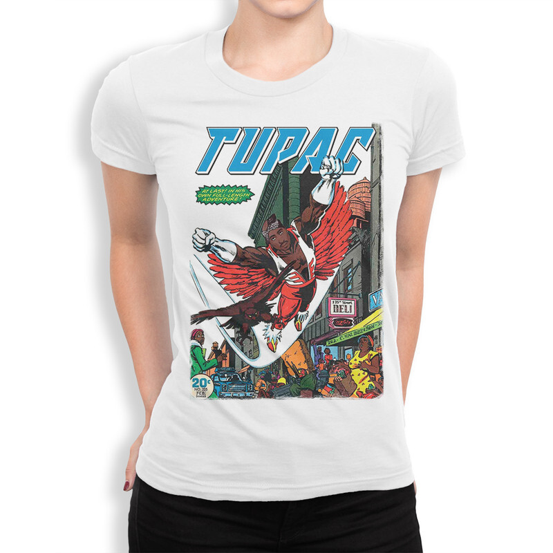 

Футболка женская Dream Shirts 2Pac Комикс 9899042111 белая XS, 2Pac Комикс 9899042111