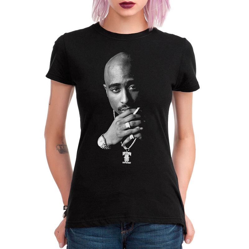 фото Футболка женская dream shirts 2pac - тупак шакур 9899043111 черная 2xl