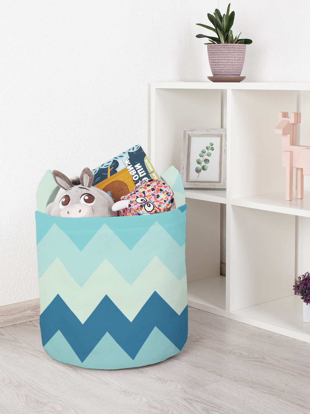 

Корзина для игрушек JoyArty 35x35 см toba_11609_S, Разноцветный