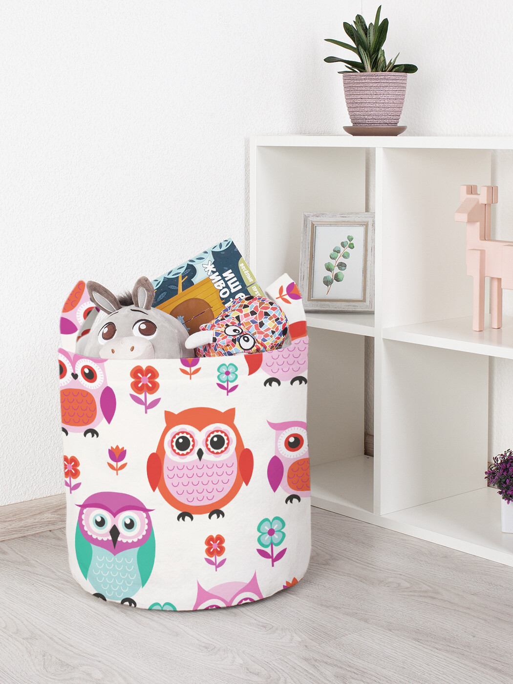 

Корзина для игрушек JoyArty 35x35 см toba_10806_S, Разноцветный