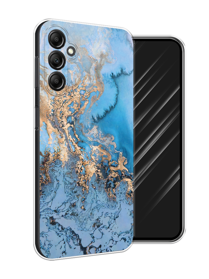 

Чехол Awog на Samsung Galaxy A15 "Морозная лавина синяя", Серебристый, 2108950-1