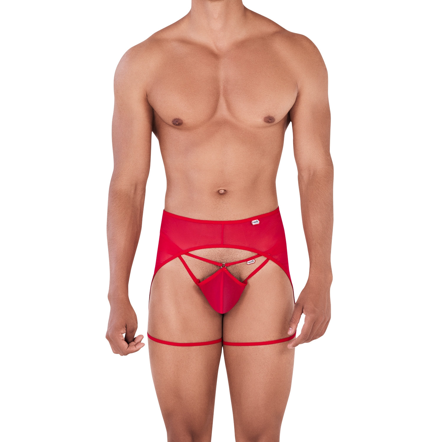 фото Мужские трусы джоки красные с поясом pikante attila jockstrap 033205