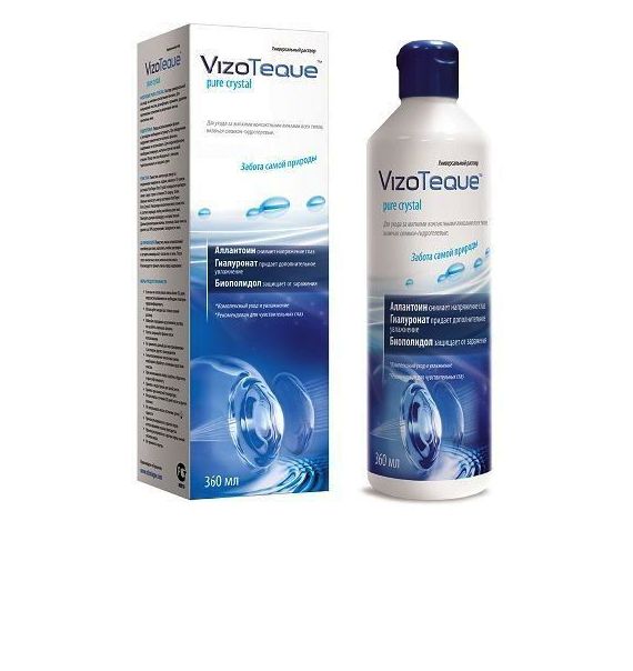 

Раствор VizoTeque Pure Crystal 360 мл + контейнер
