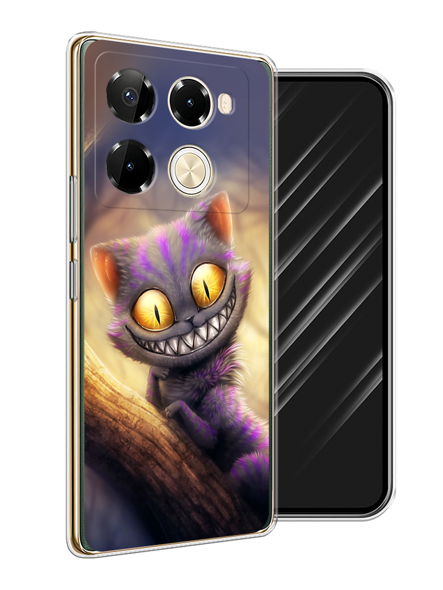 

Чехол Awog на Infinix Note 40 Pro 5G/Note 40 Pro Plus "Cheshire Cat", Фиолетовый;желтый, 3106050-1