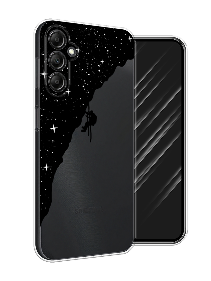 

Чехол Awog на Samsung Galaxy A15 "Скалолаз в космосе", Черный;белый;бежевый, 2108950-1