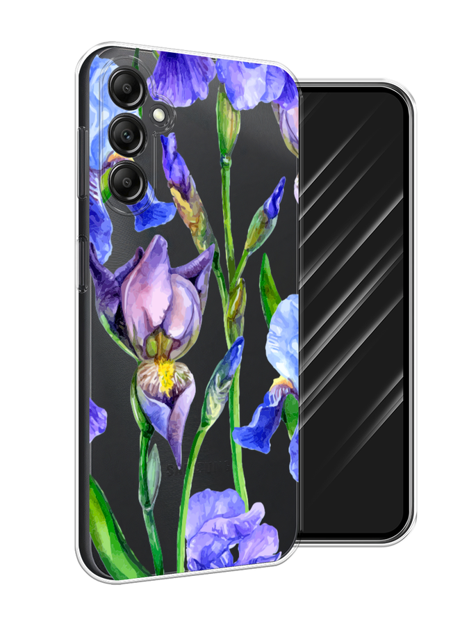 

Чехол Awog на Samsung Galaxy A15 "Синие ирисы", Фиолетовый;голубой;зеленый, 2108950-1