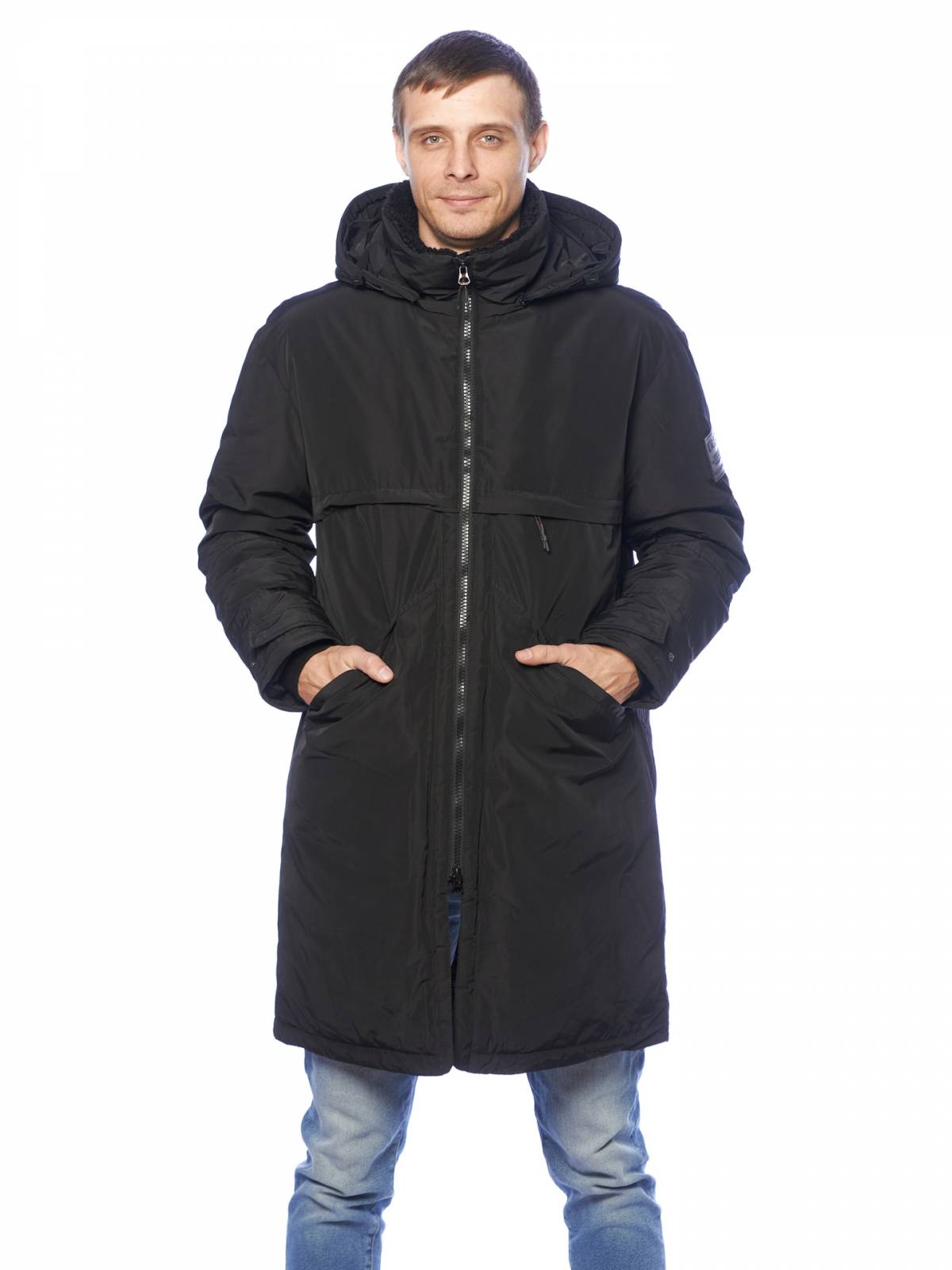 Зимняя куртка мужская Malidinu 3885 черная 50 RU