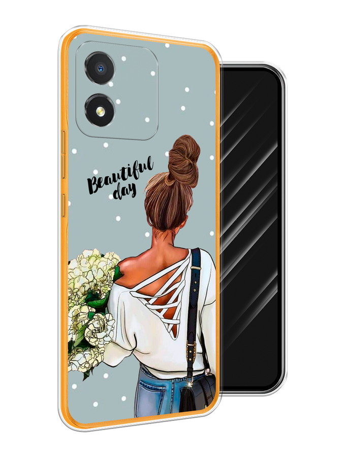 

Чехол Awog на Honor X5 "Beautiful day", Голубой;коричневый;бежевый, 6120950-6