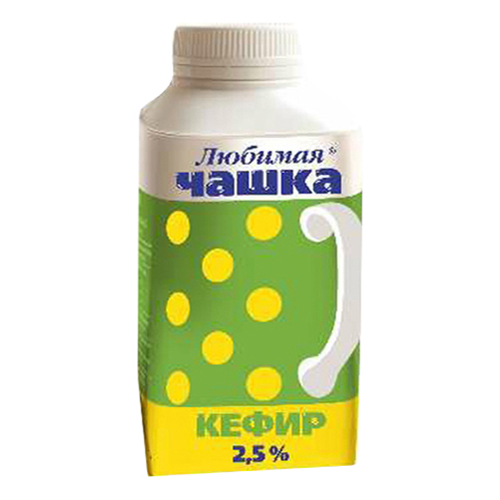 фото Кефир любимая чашка 2,5% 1 л