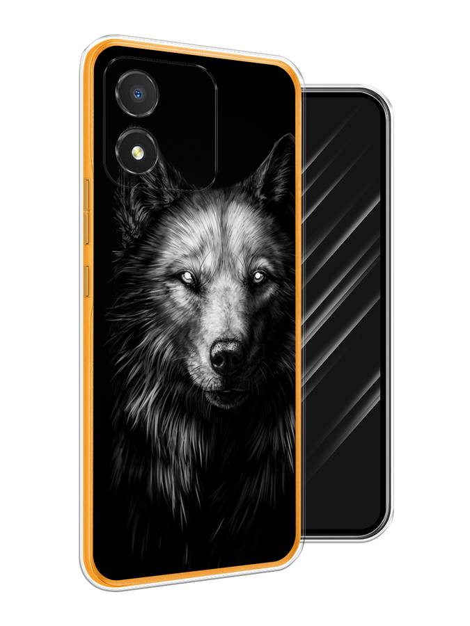 

Чехол Awog на Honor X5 "Волк черно белый", Серый;бежевый;белый, 6120950-1