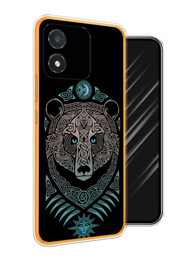 

Чехол Awog на Honor X5 "Кельтский медведь", Черный;серый, 6120950-2