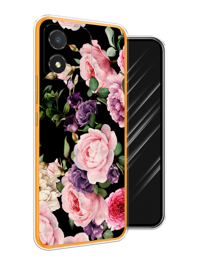 

Чехол Awog на Honor X5 "Пионы на черном", Черный;розовый;зеленый, 6120950-8