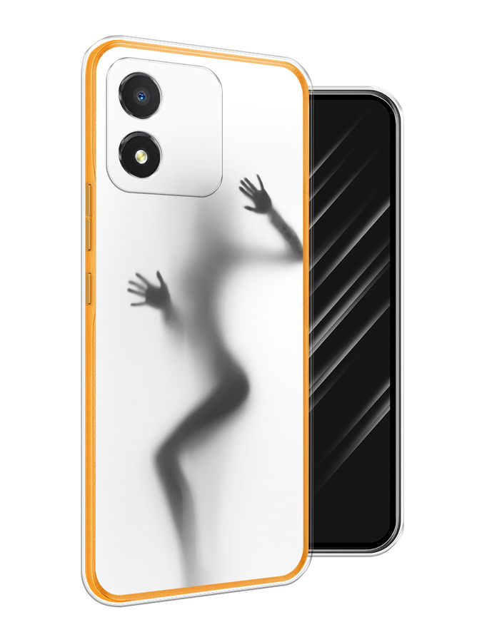 

Чехол Awog на Honor X5 "Девушка в душе", Серый;белый;черный, 6120950-7