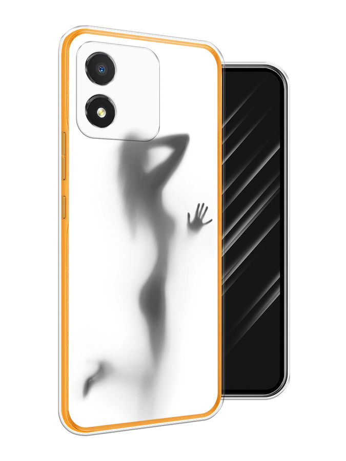 

Чехол Awog на Honor X5 "Стекло в душе", Белый;серый;черный, 6120950-7