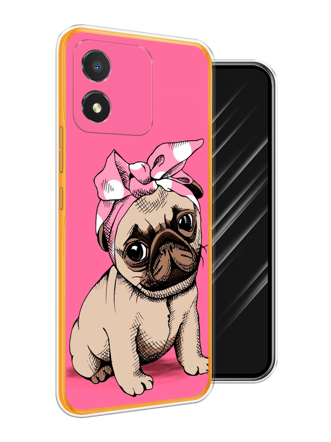 

Чехол Awog на Honor X5 "Dog Pin-Up", Розовый;бежевый, 6120950-2