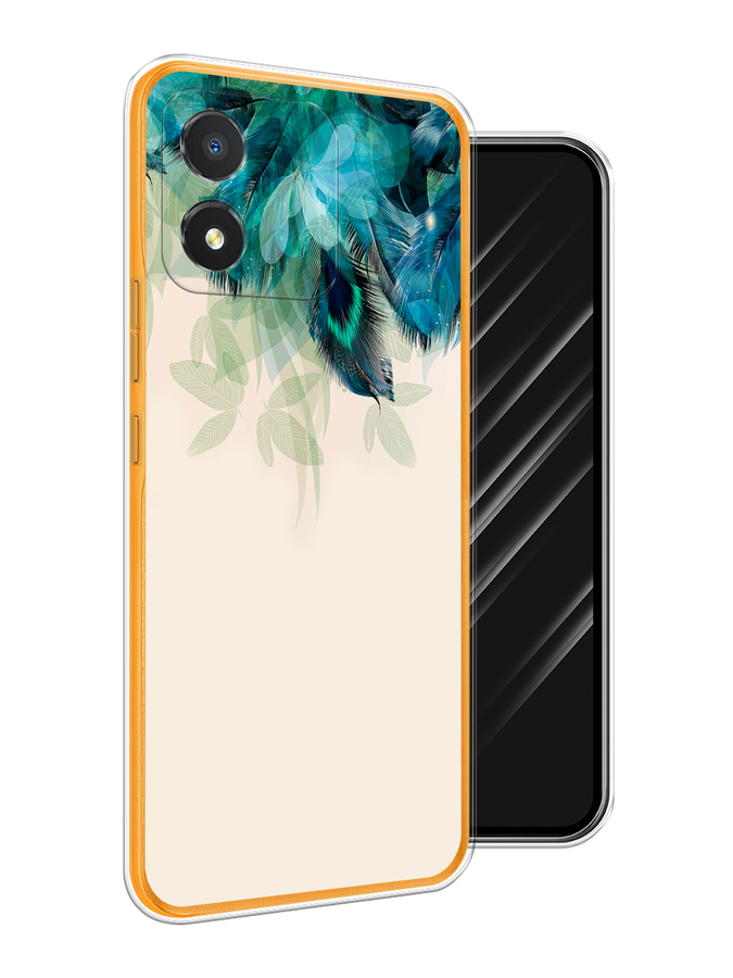 

Чехол Awog на Honor X5 "Перья голубого цвета", Бежевый;синий;бирюзовый, 6120950-2