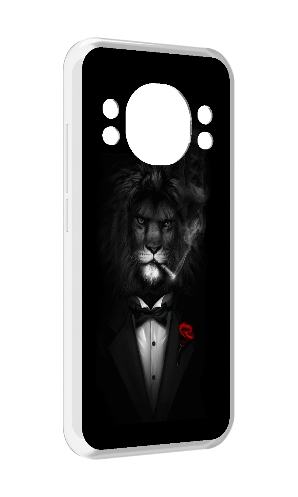 

Чехол MyPads лев-в-темноте-с-сигаретой мужской для Doogee S98 / S98 Pro, Прозрачный, Tocco