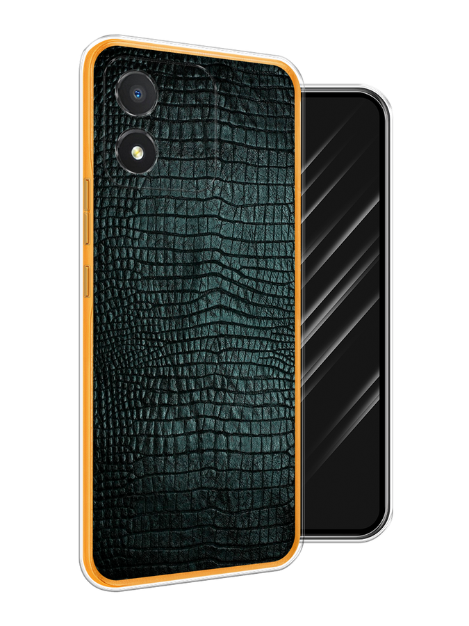 

Чехол Awog на Honor X5 "Черная змея", Черный;серый;голубой, 6120950-3