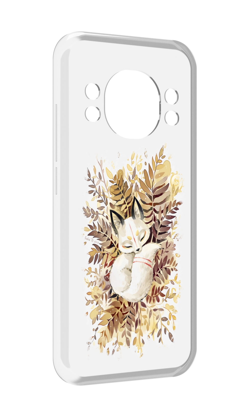 

Чехол MyPads лисенок в траве для Doogee S98 / S98 Pro, Прозрачный, Tocco