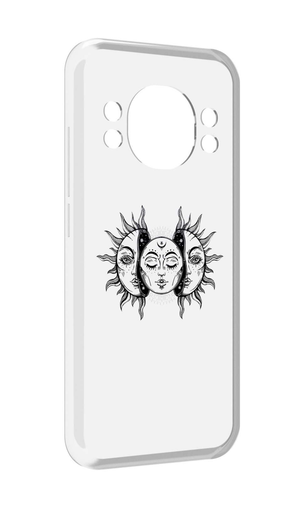 

Чехол MyPads луна-в-солнце для Doogee S98 / S98 Pro, Прозрачный, Tocco