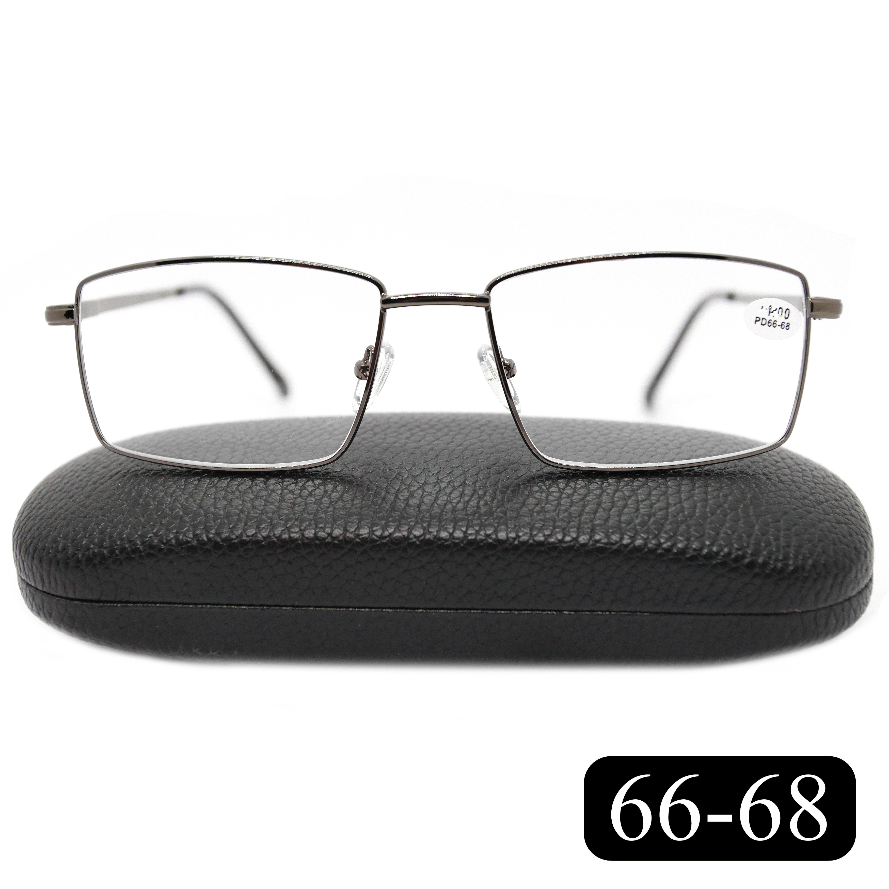 Готовые очки МОСТ 182 M2, для чтения, +3,50, с футляром, серые, РЦ 66-68