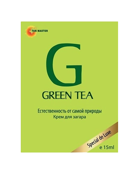 Купить Крем для загара в солярии Tan Master Green Tea 15 мл