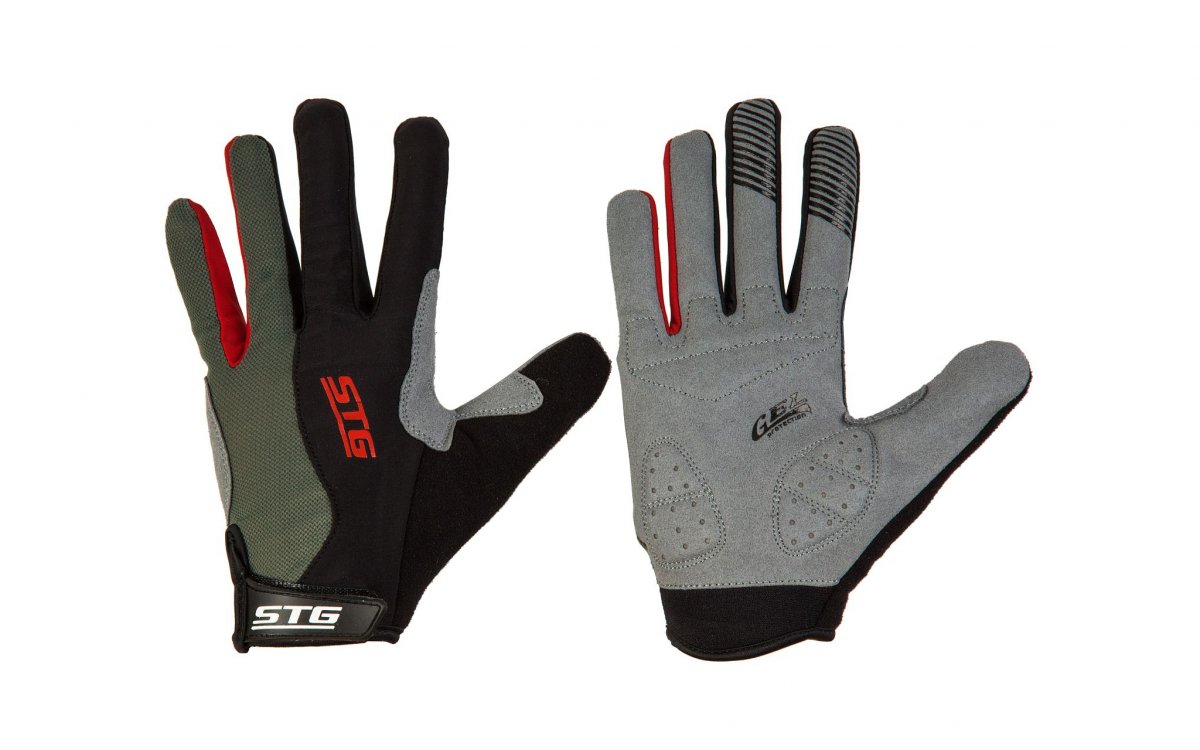 

Велоперчатки STG Х87906, black/grey, XL, Х87906