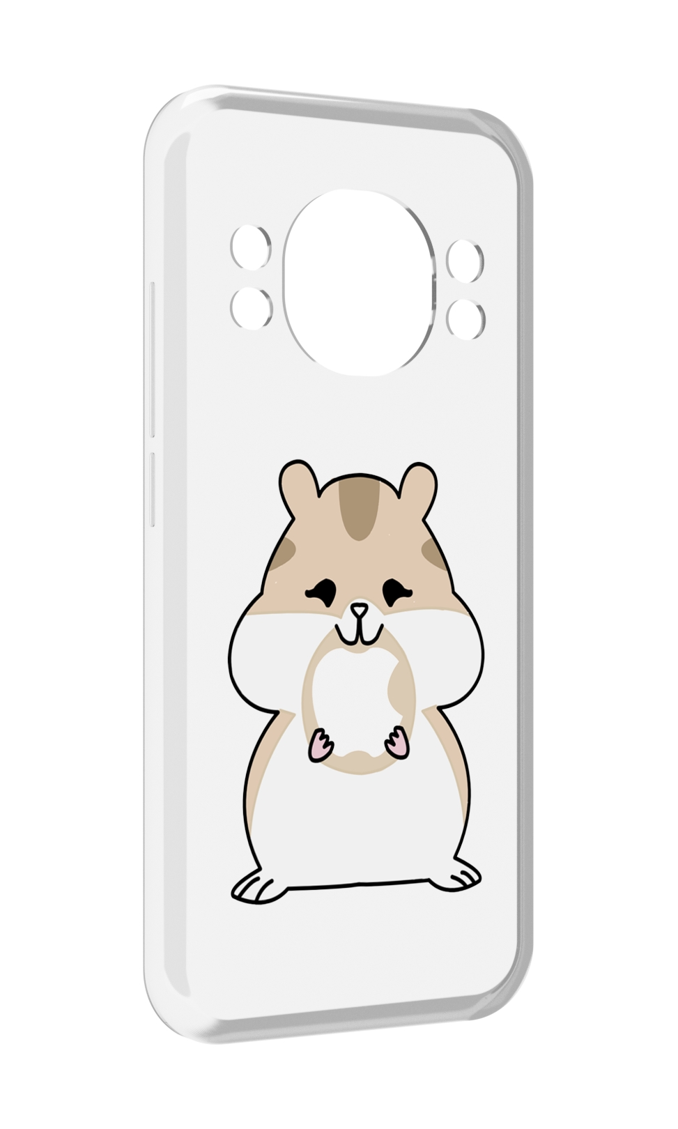 

Чехол MyPads любитель-яблок детский для Doogee S98 / S98 Pro, Прозрачный, Tocco