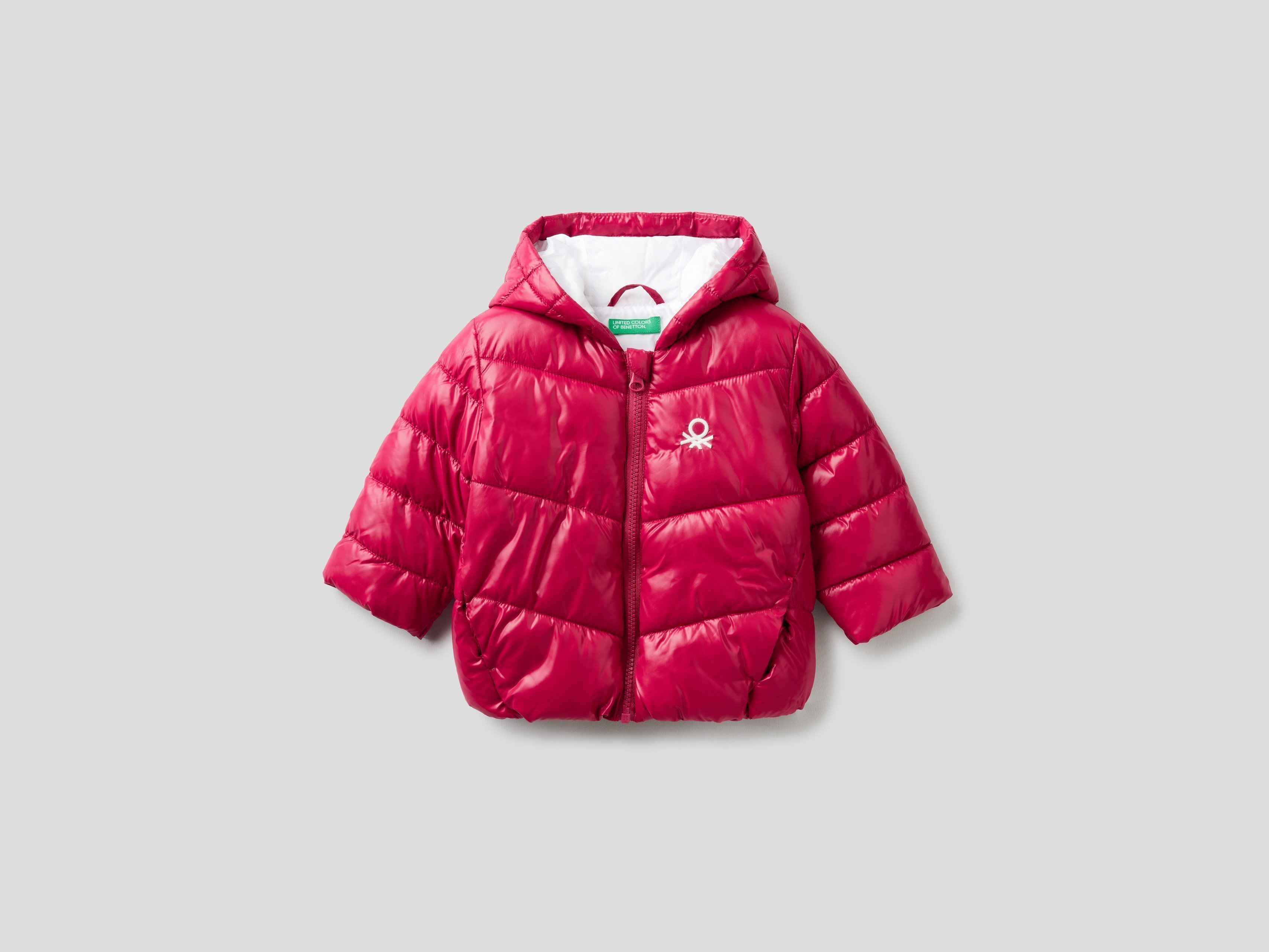 фото Куртка для девочек benetton цв. фиолетовый р.86 united colors of benetton