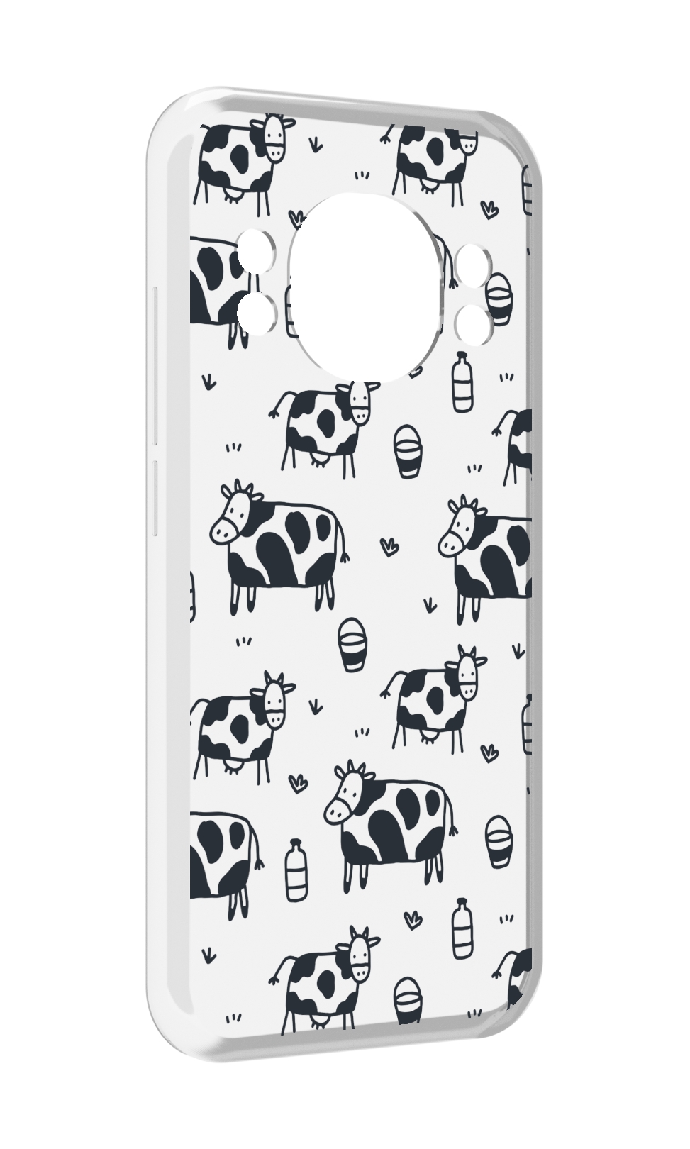 

Чехол MyPads маленькие-коровки для Doogee S98 / S98 Pro, Прозрачный, Tocco