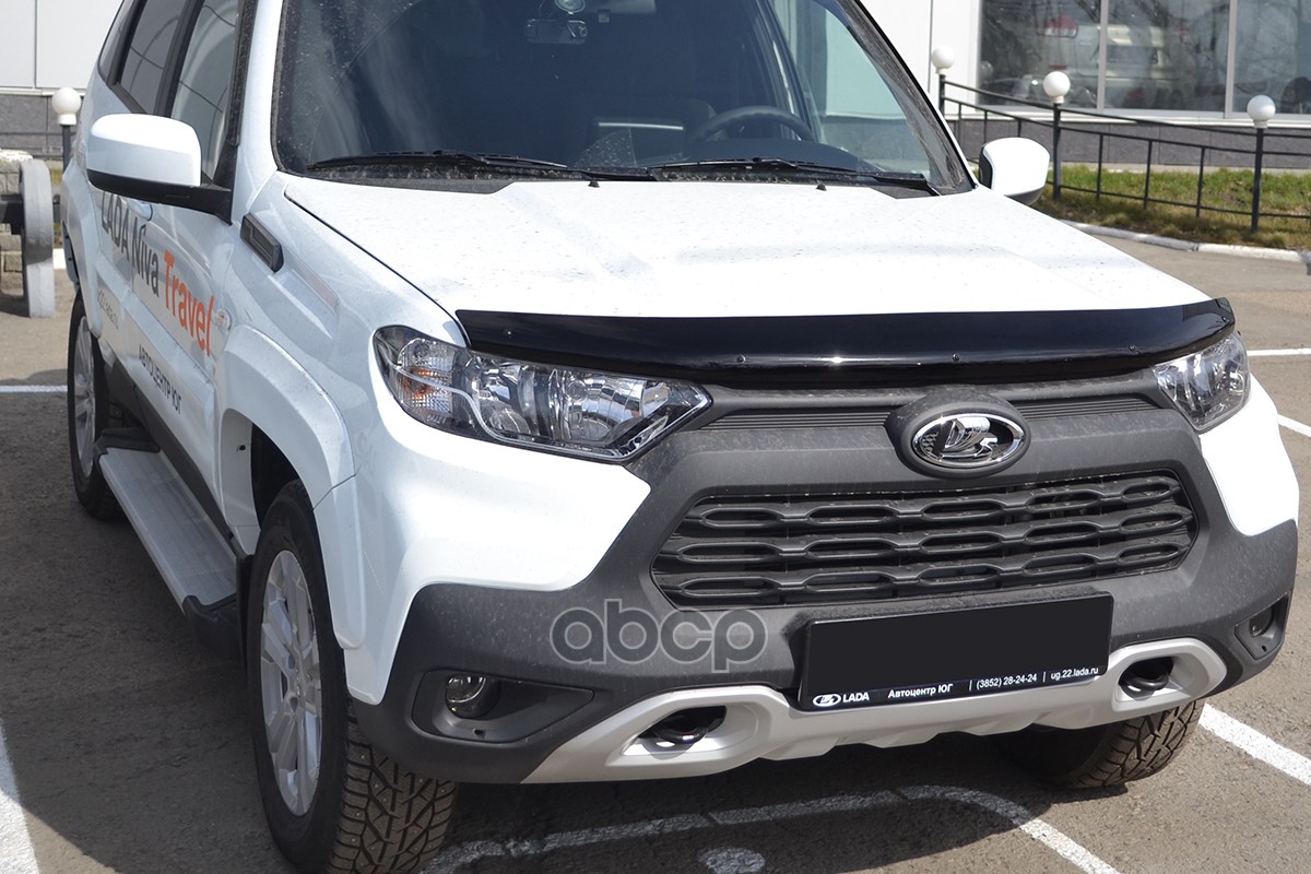 

Дефлектор капота LADA Niva Travel, 2020-, темный / Лада Нива