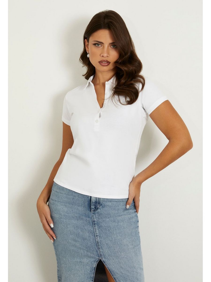 

Футболка женская Guess GU121D1UR белая S, Белый, GU121D1UR