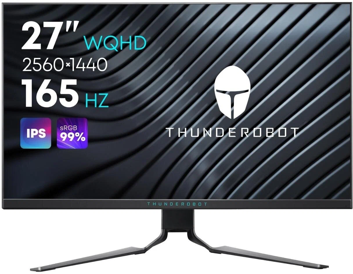 

27" Монитор Thunderobot LQ27F165L серый 165Hz 2560x1440 IPS, LQ27F165L