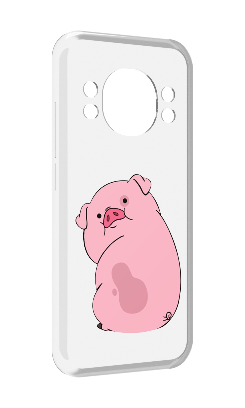 

Чехол MyPads милый-поросенок детский для Doogee S98 / S98 Pro, Прозрачный, Tocco