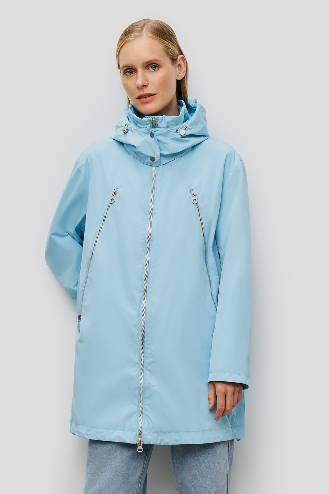 

Ветровка женская Baon B1023001 голубая 2XL, Голубой, B1023001