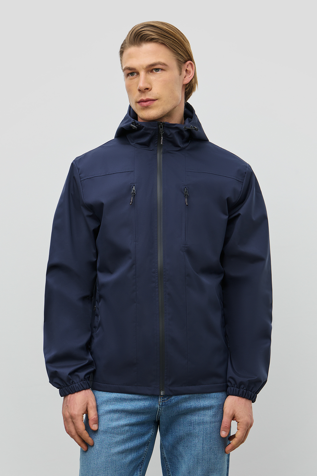 

Ветровка мужская Baon B6023024 синяя L, Синий, B6023024