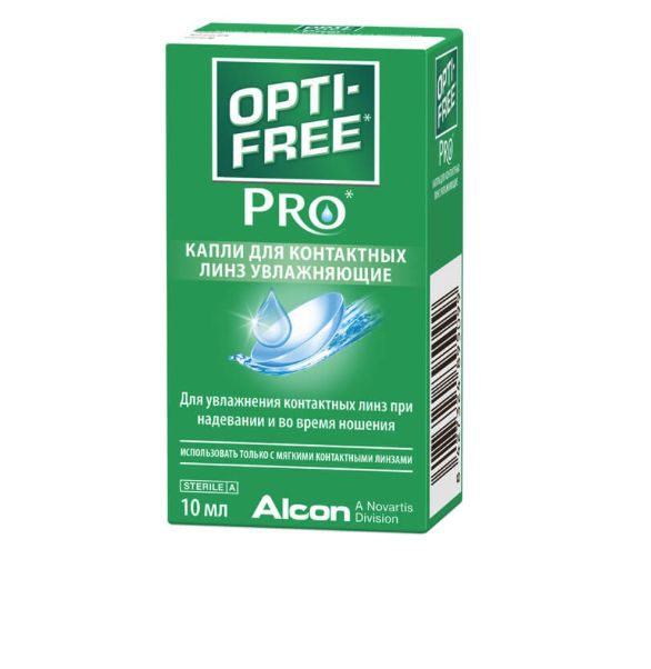 

Капли Opti-free PRO 10 мл