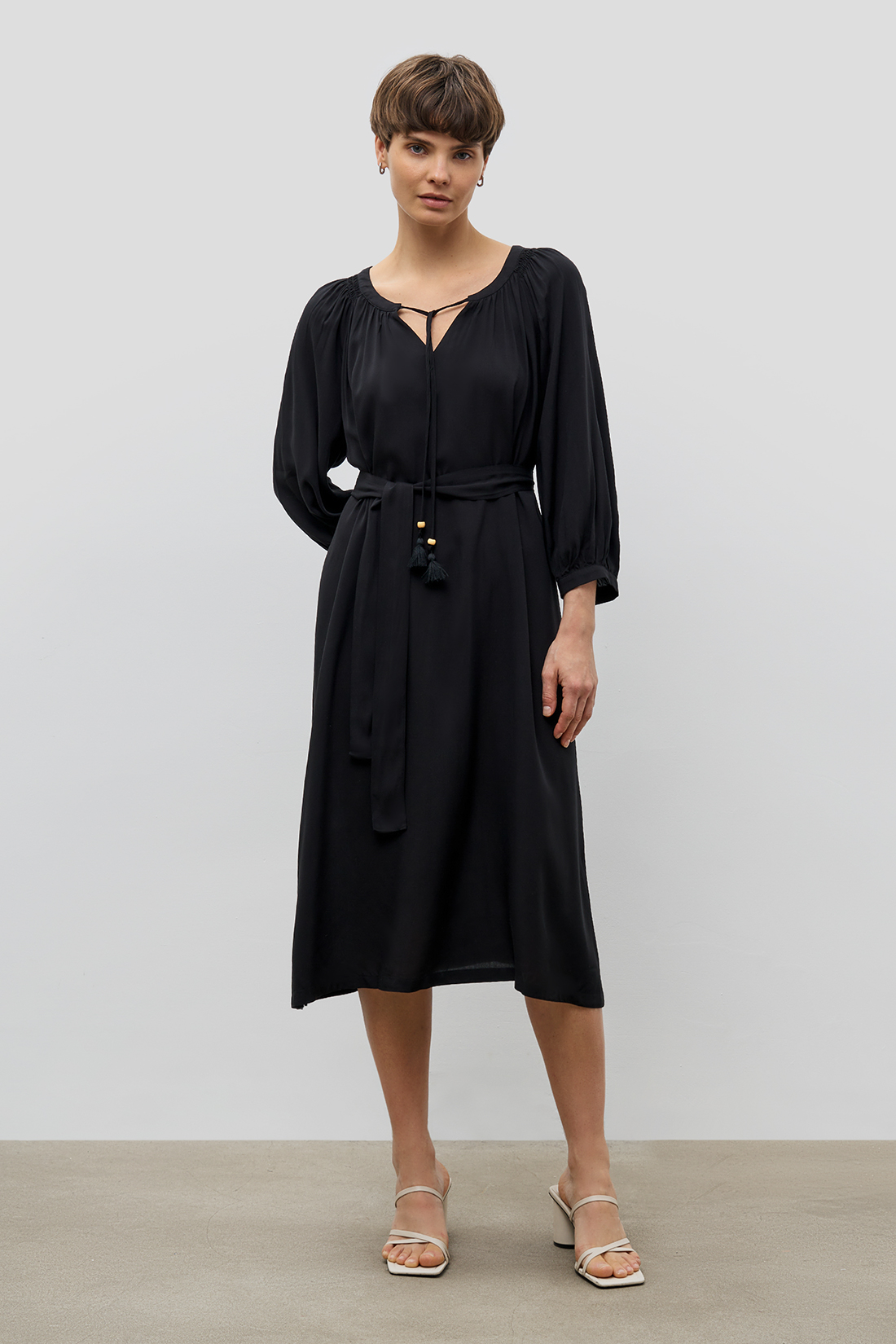 Платье женское Baon B4523031 черное L