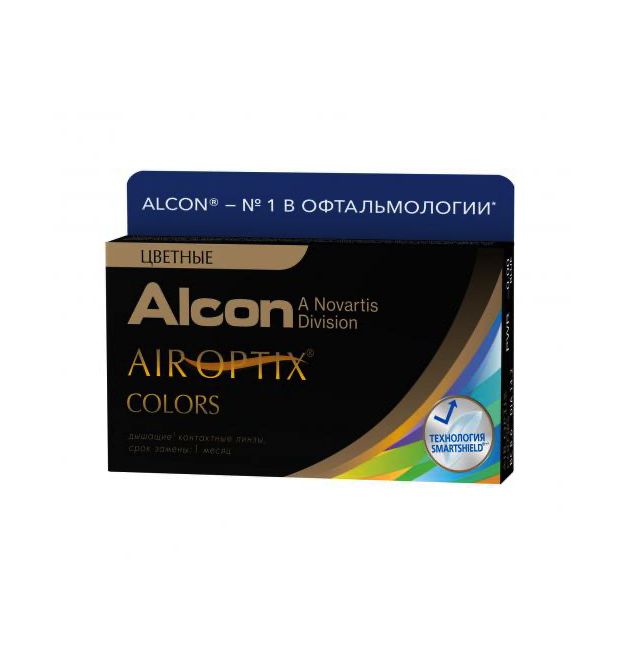 Купить Контактные линзы Air Optix Colors 2 линзы R 8, 6 -5, 50 Карие