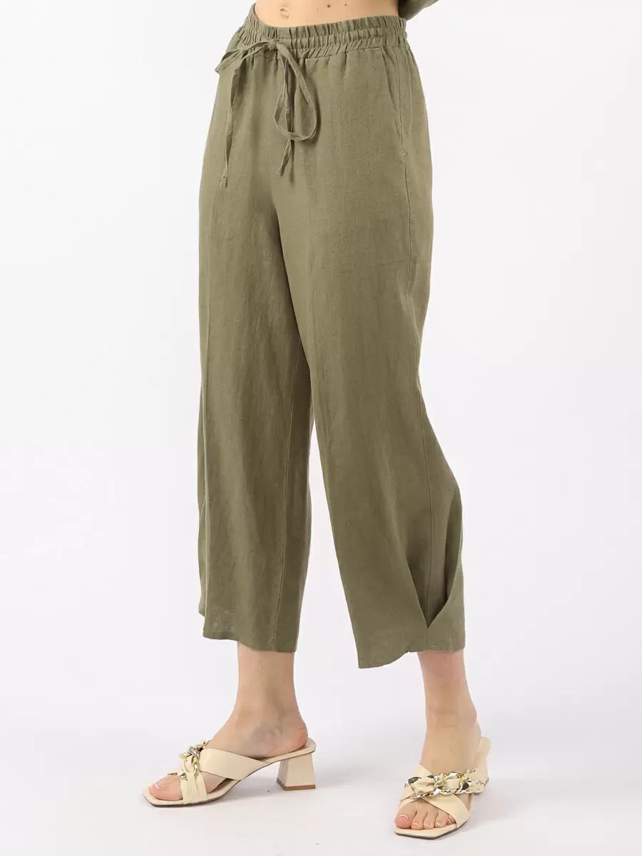 

Брюки женские EQmoda SQ71885 хаки 42 RU, SQ71885