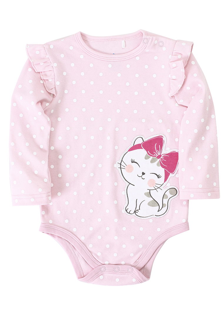 

Боди детское Kari baby SS22B02200401 цв. розовый р. 74, SS22B02200401