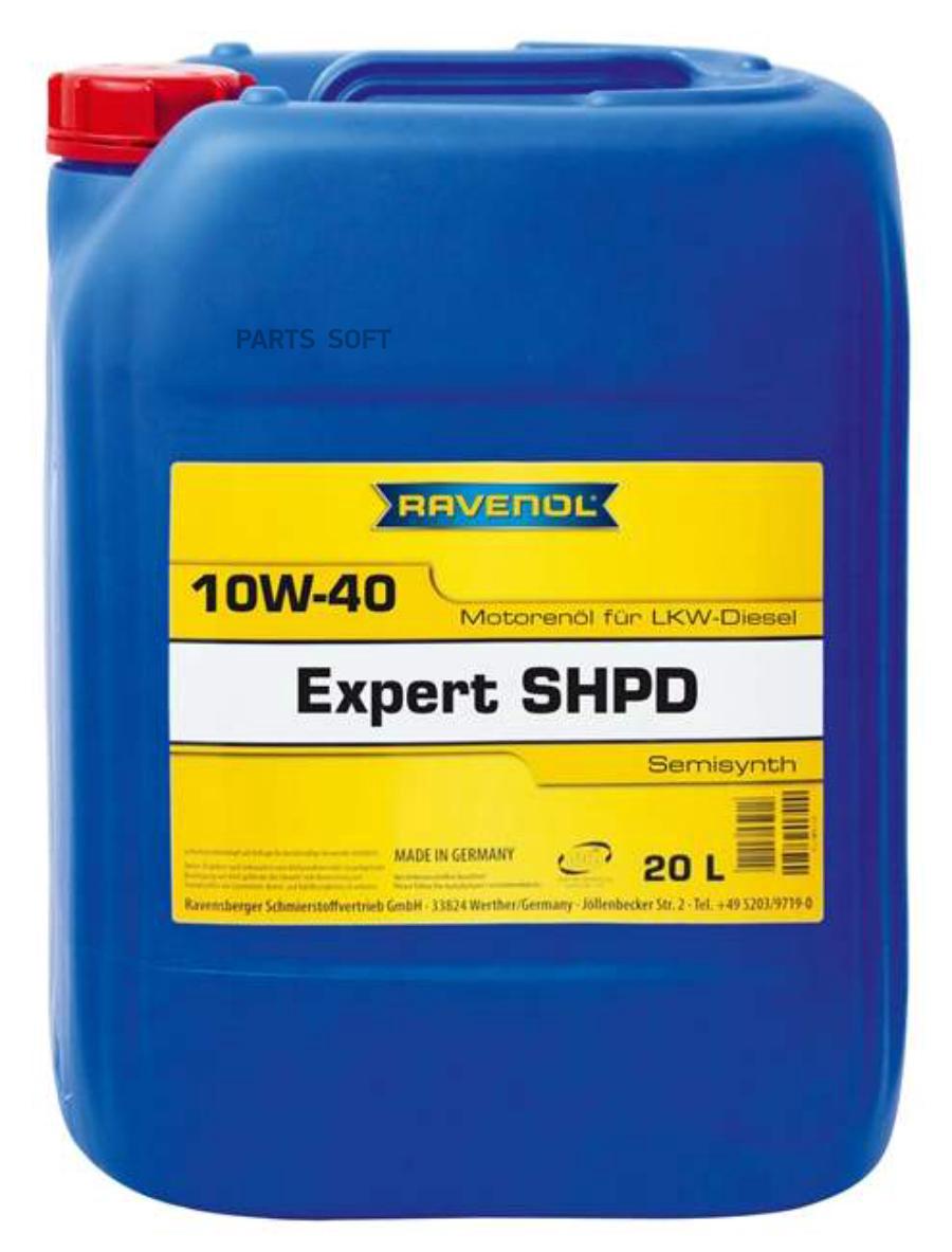 

Моторное масло Ravenol Expert SHPD SAE 10W40 20л