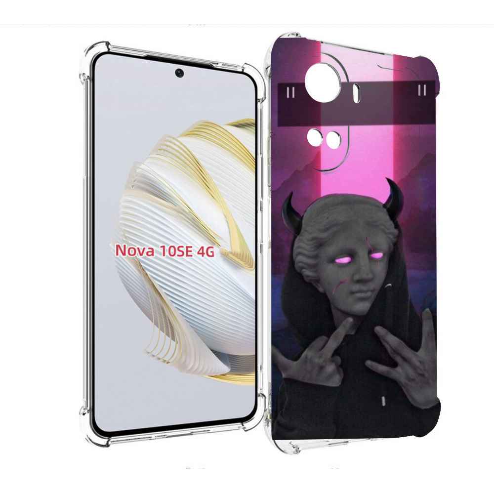 

Чехол MyPads глитч-статуя для Huawei Nova 10 SE, Прозрачный, Tocco