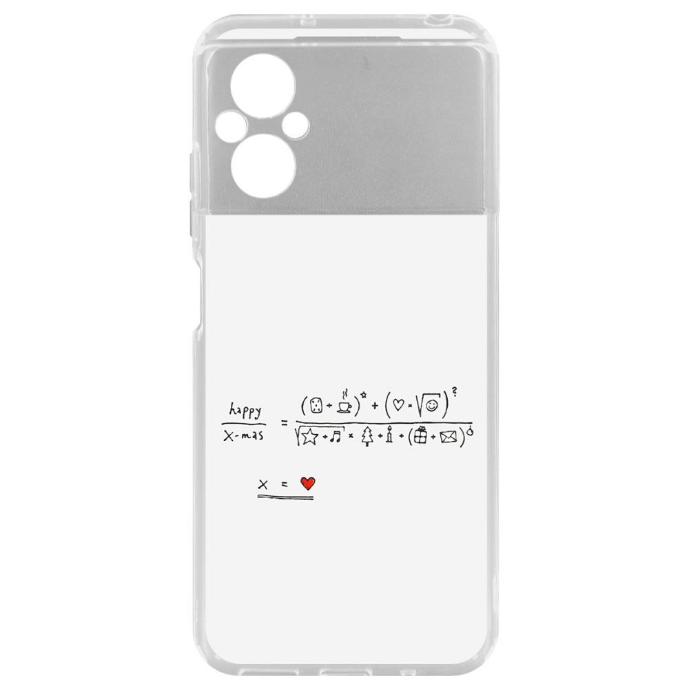 

Чехол Праздничная формула для Poco M5, Прозрачный