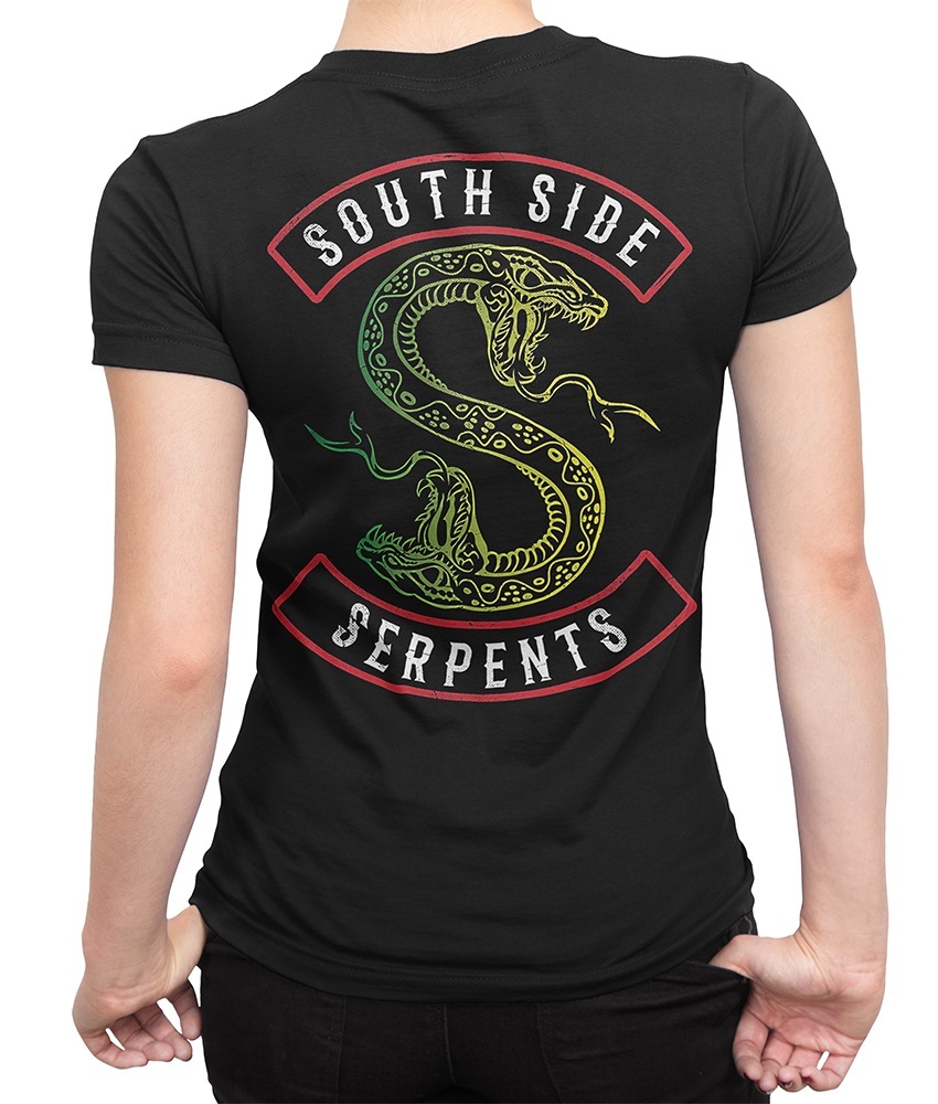 фото Футболка женская dream shirts ривердэйл - south side serpents 9899071111 черная 2xl