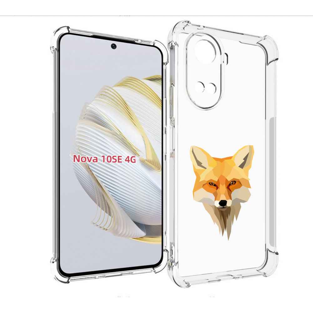 Чехол MyPads голова-лисы для Huawei Nova 10 SE